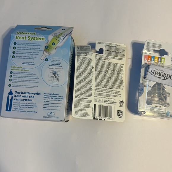 Dr. Brown brand new anticolic bottles along with two silicon, nipples - Picture 5 of 6